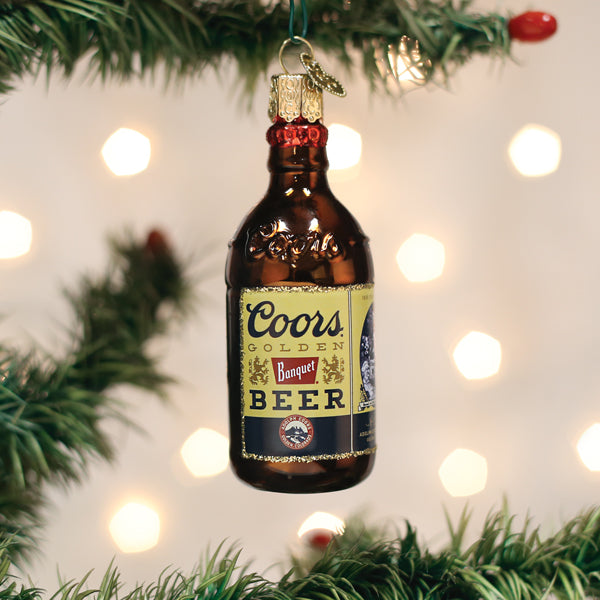 Coors Banquet Bottle Ornament - Grazingbelles