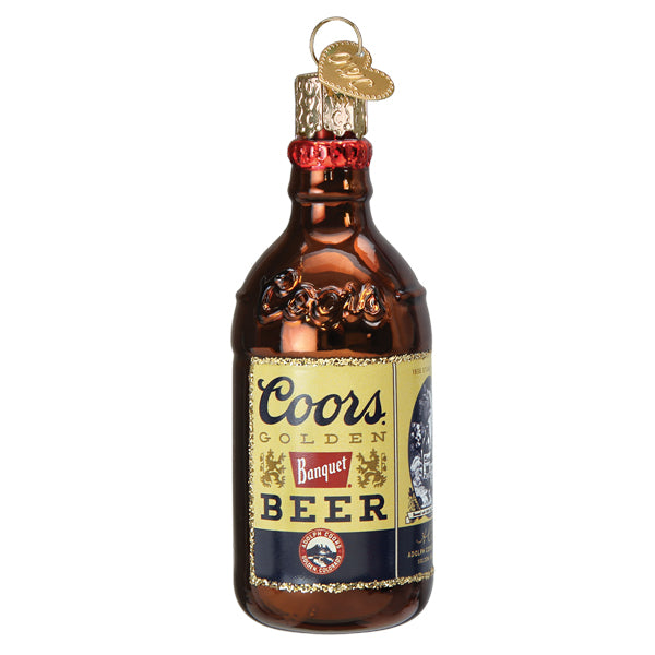 Coors Banquet Bottle Ornament - Grazingbelles
