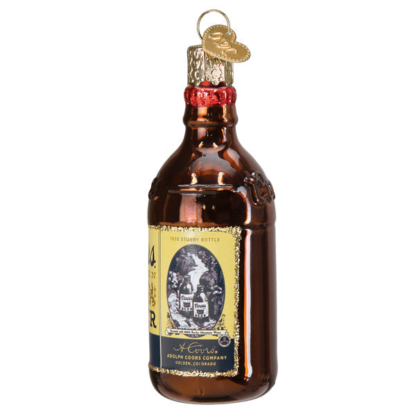 Coors Banquet Bottle Ornament - Grazingbelles