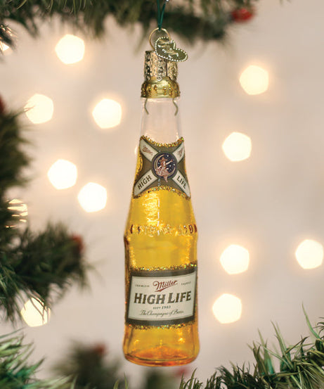 Miller High Life Bottle Ornament - Grazingbelles
