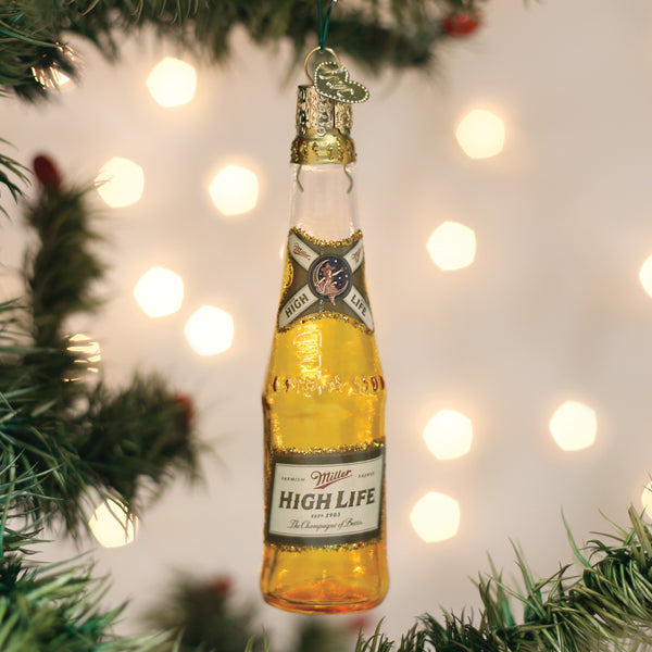 Miller High Life Bottle Ornament - Grazingbelles