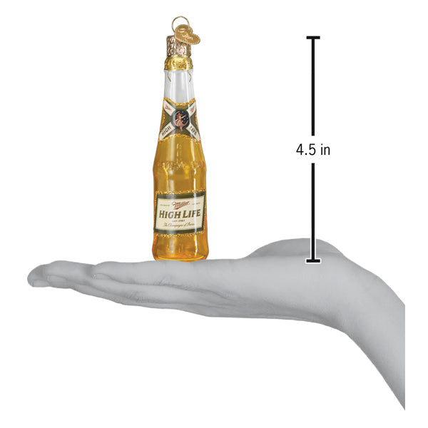 Miller High Life Bottle Ornament - Grazingbelles