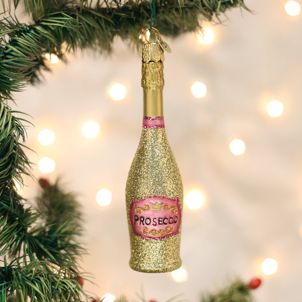 Prosecco Bottle Ornament - Grazingbelles