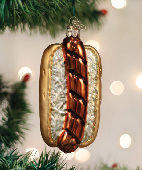 Bratwurst Sandwich Ornament