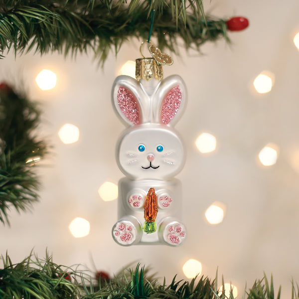 Marshmallow Bunny Ornament - Grazingbelles