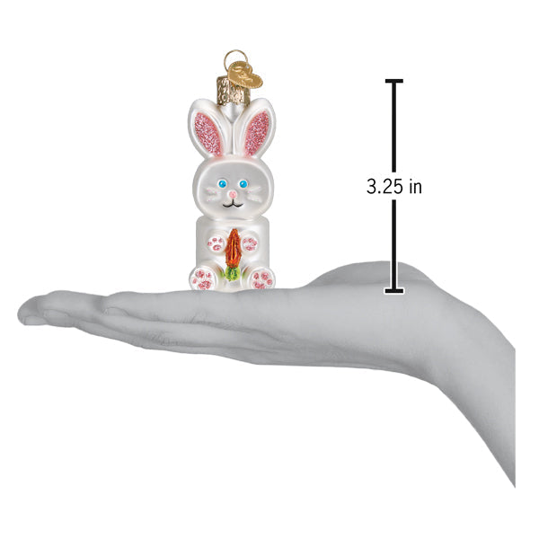 Marshmallow Bunny Ornament - Grazingbelles