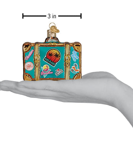 Miami Suitcase Ornament - Grazingbelles