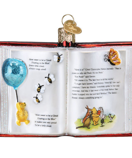 Winnie-the-Pooh Book Ornament