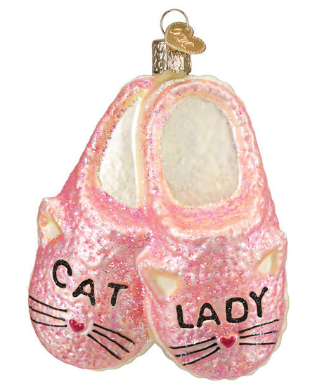 Cat Lady Slippers Ornament - Grazingbelles