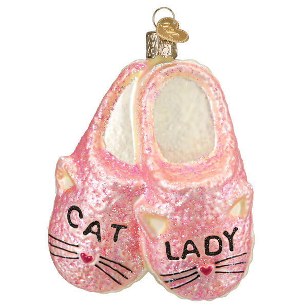 Cat Lady Slippers Ornament - Grazingbelles