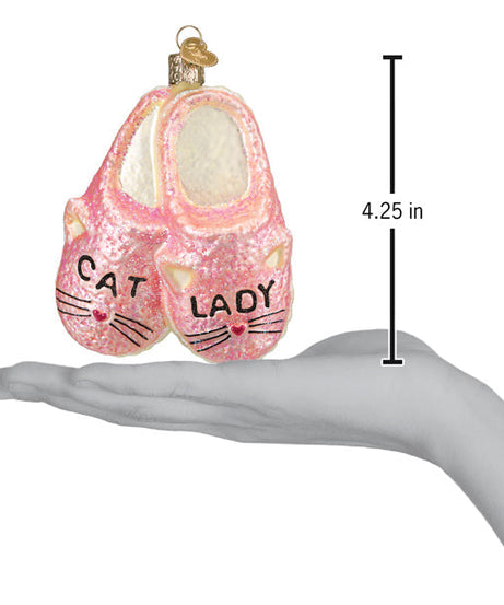 Cat Lady Slippers Ornament - Grazingbelles