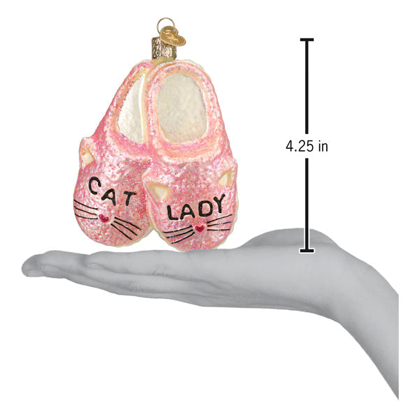 Cat Lady Slippers Ornament - Grazingbelles