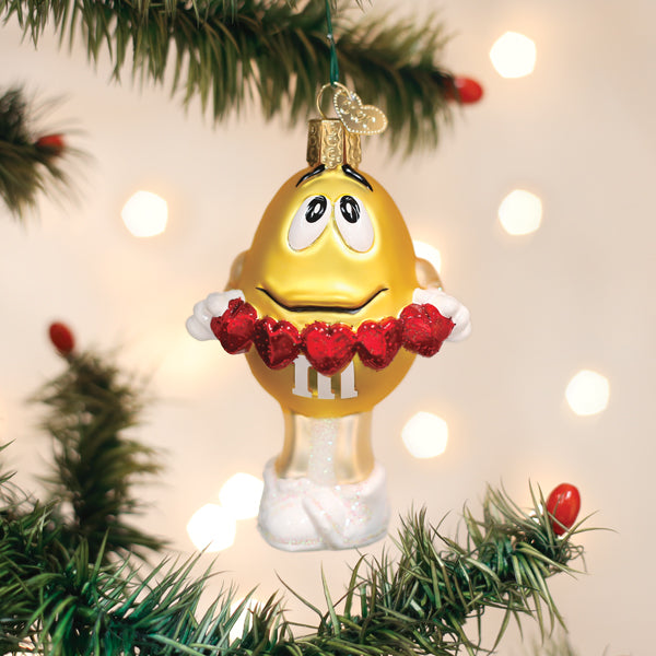 M&M'S Yellow Love You Ornament - Grazingbelles