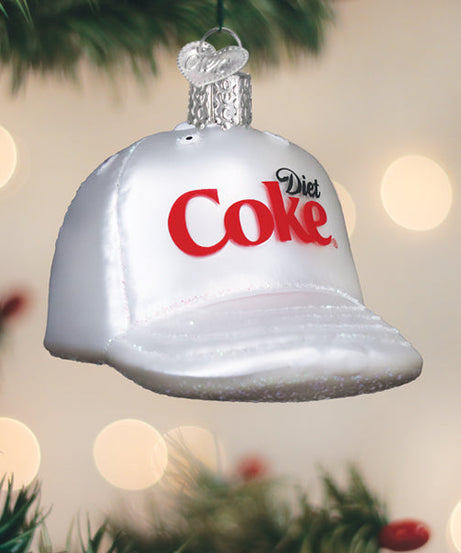 Diet Coke Baseball Cap Ornament