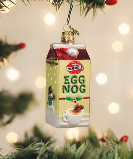 Eggnog Carton Ornament