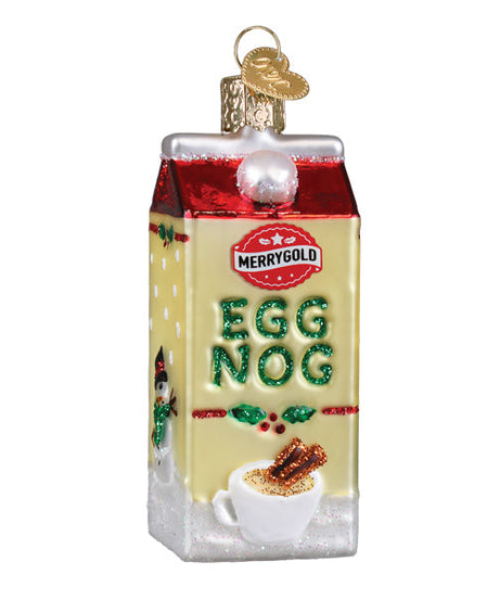 Eggnog Carton Ornament