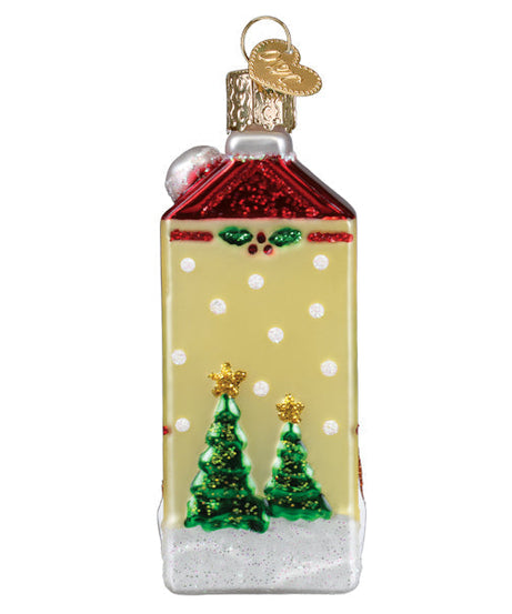 Eggnog Carton Ornament