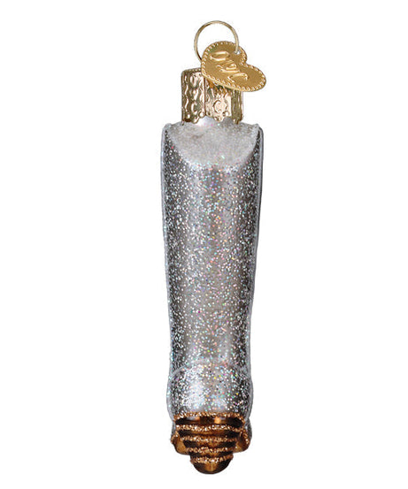 Glittered Boot Ornament