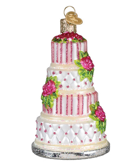 Elegant Wedding Cake Ornament
