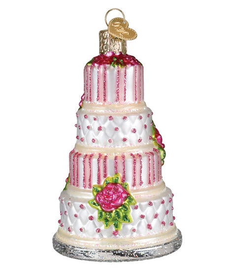 Elegant Wedding Cake Ornament