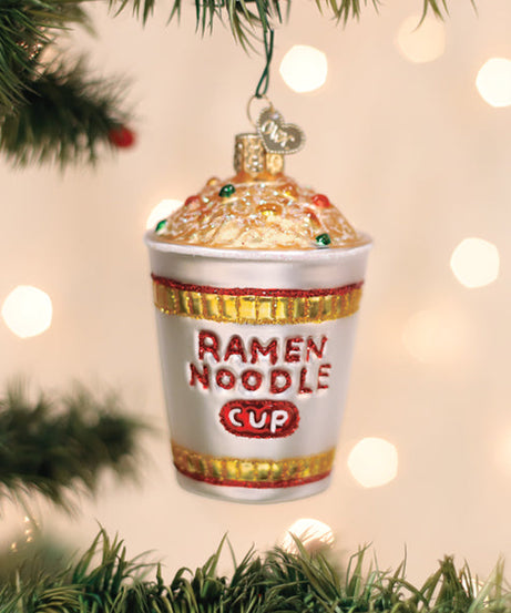 Ramen Noodle Cup Ornament