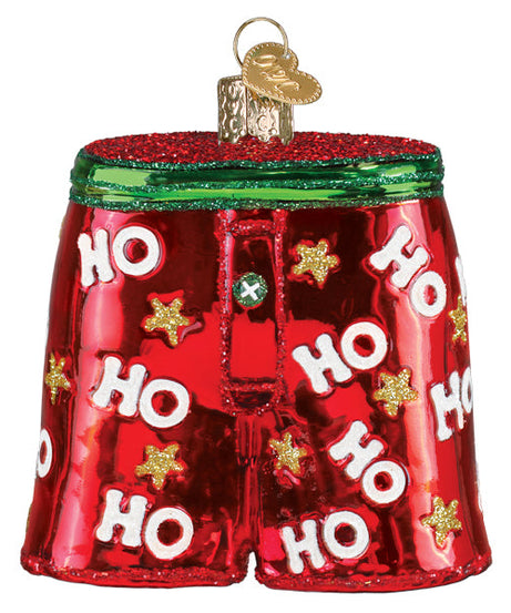 Holiday Boxer Shorts Ornament