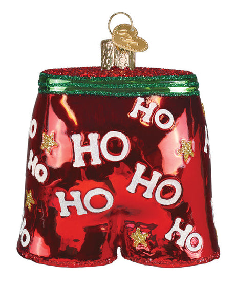 Holiday Boxer Shorts Ornament