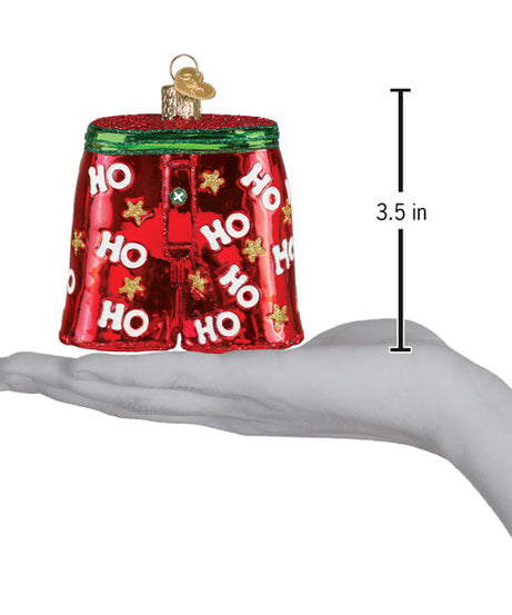 Holiday Boxer Shorts Ornament