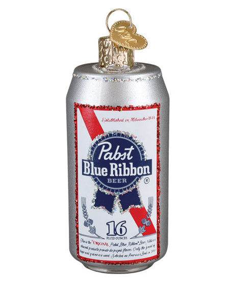 Pabst Blue Ribbon Beer Can Ornament