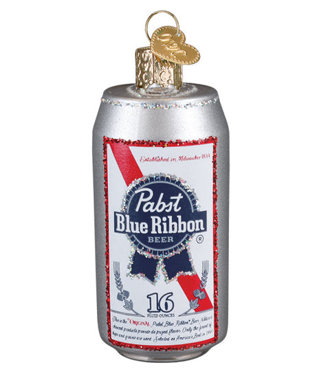 Pabst Blue Ribbon Beer Can Ornament