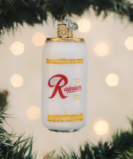 Rainier Beer Can Ornament