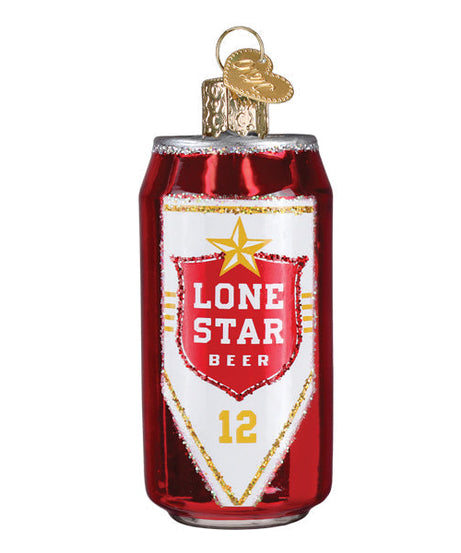 Lone Star Beer Can Ornament