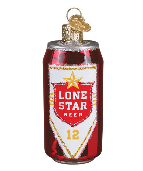 Lone Star Beer Can Ornament
