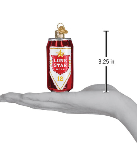 Lone Star Beer Can Ornament
