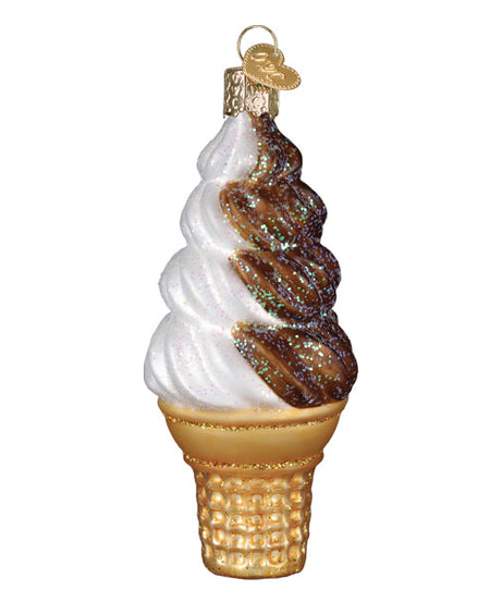 Chocolate Swirl Soft Serve Ornament