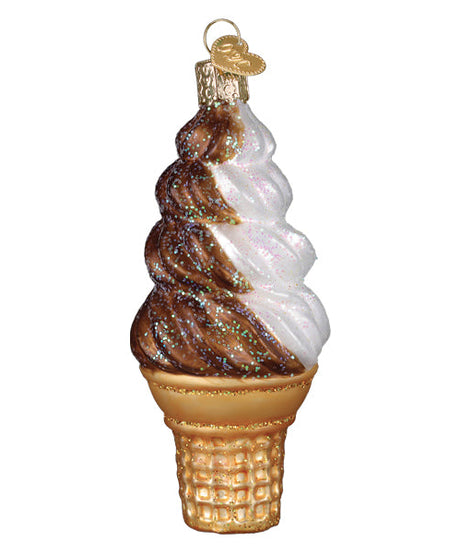 Chocolate Swirl Soft Serve Ornament