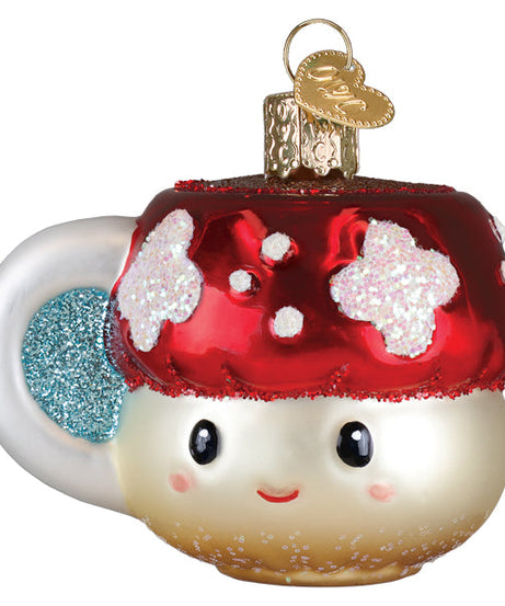 Mushroom Coffee Ornament