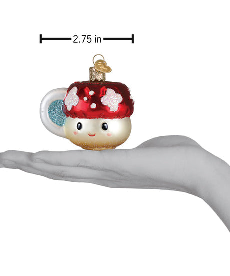 Mushroom Coffee Ornament