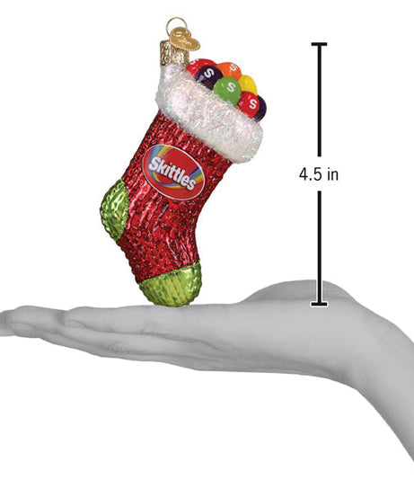 Skittles Stocking Ornament