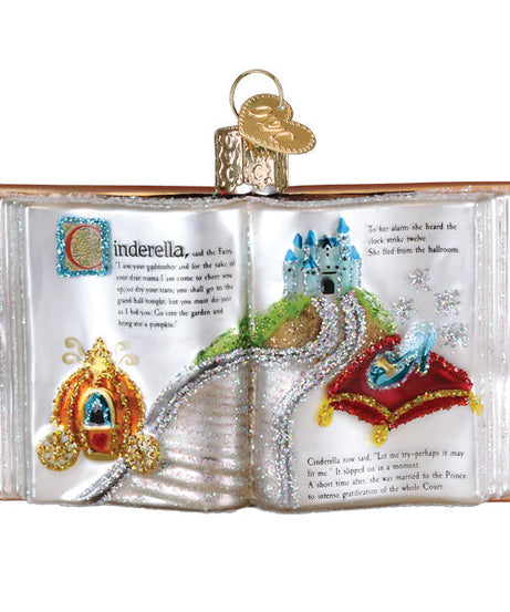 Cinderella Book Ornament