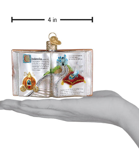 Cinderella Book Ornament