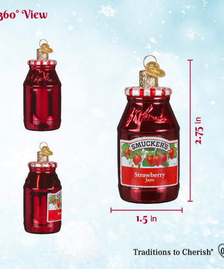 Smucker's® Strawberry Jam Ornament