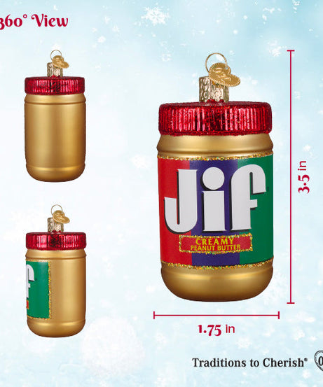 Jif® Peanut Butter Ornament