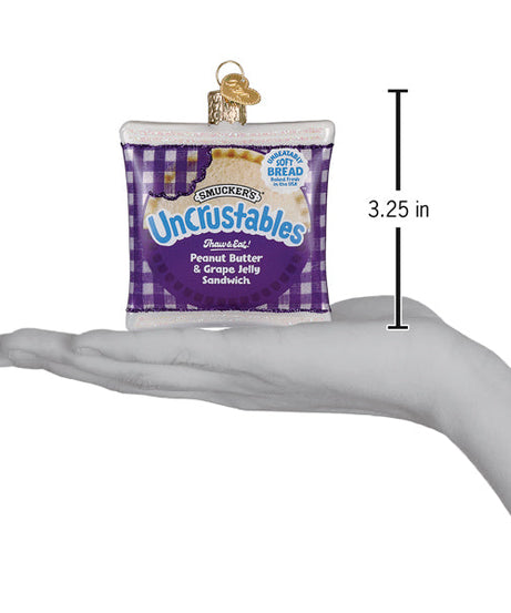 PB & Grape Uncrustables Sandwich Ornament