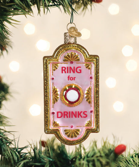 Ring For Drinks Doorbell Ornament