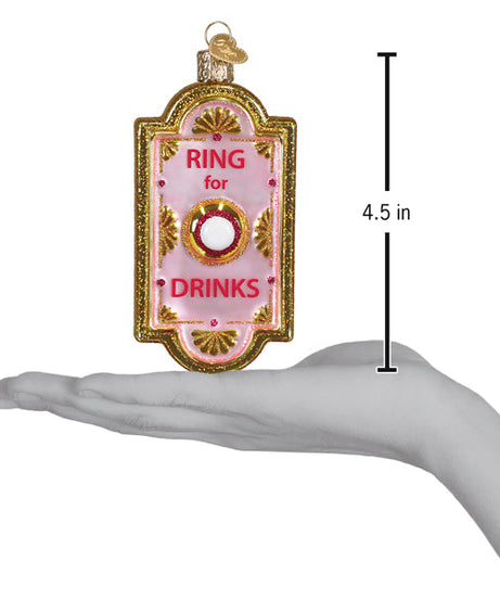 Ring For Drinks Doorbell Ornament