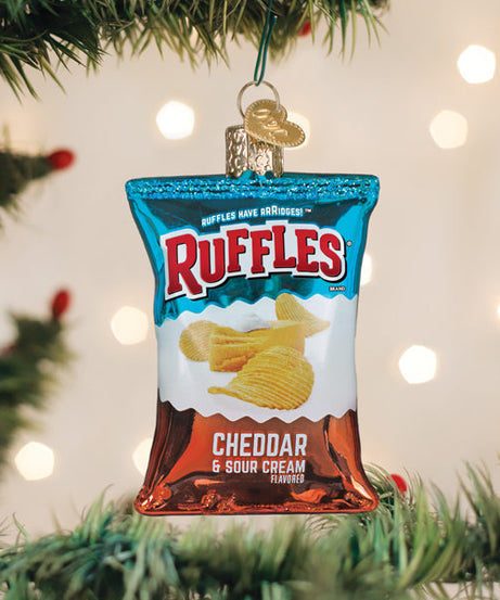 Ruffles Cheddar Sour Cream Chi Ornament