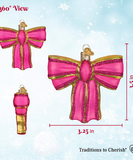 Vibrant Bow Ornament