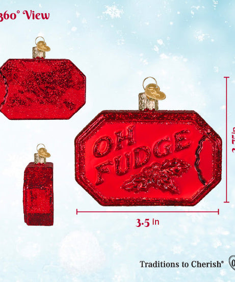 Oh Fudge Soap Ornament