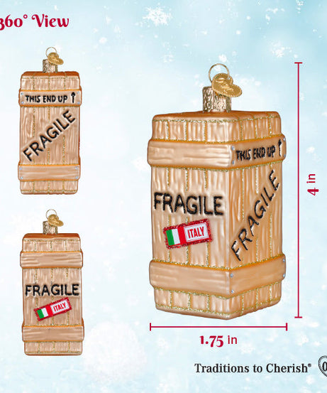 Fragile Crate Ornament